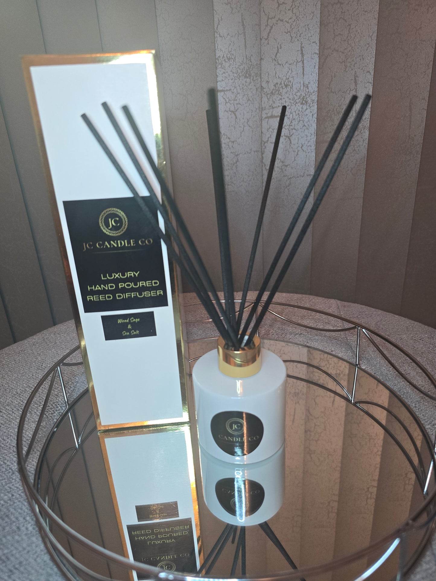 Wood Sage & Sea Salt Luxury Reed Diffuser